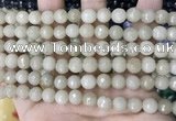 CCN5683 15 inches 8mm faceted round candy jade beads