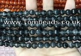 CCN5701 15 inches 8mm faceted round candy jade beads