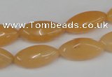 CCN571 15.5 inches 10*20mm marquise candy jade beads wholesale