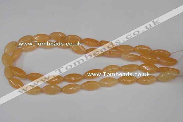 CCN571 15.5 inches 10*20mm marquise candy jade beads wholesale