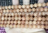 CCN5710 15 inches 8mm faceted round candy jade beads