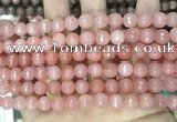 CCN5715 15 inches 8mm faceted round candy jade beads