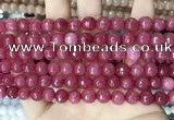 CCN5727 15 inches 8mm faceted round candy jade beads