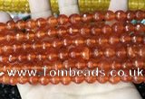 CCN5734 15 inches 8mm faceted round candy jade beads