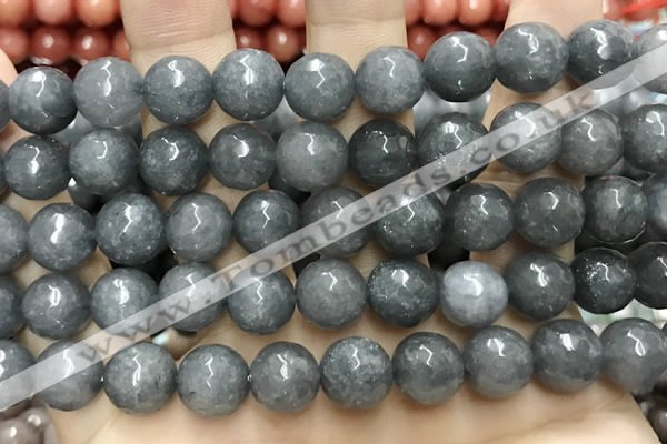 CCN5769 15 inches 10mm faceted round candy jade beads