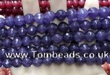 CCN5799 15 inches 10mm faceted round candy jade beads