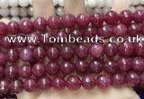 CCN5804 15 inches 10mm faceted round candy jade beads