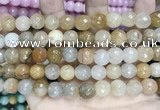 CCN5823 15 inches 10mm faceted round candy jade beads