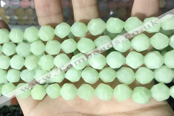 CCN5845 15 inches 8mm faceted nuggets candy jade beads Wholesale