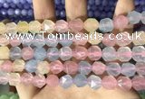 CCN5850 15 inches 8mm faceted nuggets candy jade beads Wholesale