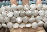 CCN5859 15 inches 15mm flat round candy jade beads Wholesale