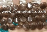 CCN5869 15 inches 15mm flat round candy jade beads Wholesale