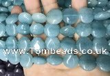 CCN5888 15 inches 15mm flat round candy jade beads Wholesale