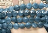 CCN5896 15 inches 15mm flat round candy jade beads Wholesale