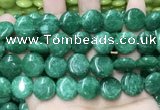 CCN5908 15 inches 15mm flat round candy jade beads Wholesale