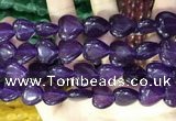 CCN5949 15 inches 14*14mm heart candy jade beads Wholesale