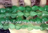 CCN5958 15 inches 14*14mm heart candy jade beads Wholesale