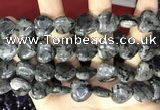 CCN5963 15 inches 14*14mm heart black labradorite beads Wholesale