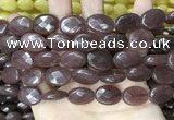 CCN5980 15 inches 13*18mm faceted oval candy jade beads