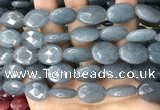 CCN5981 15 inches 13*18mm faceted oval candy jade beads