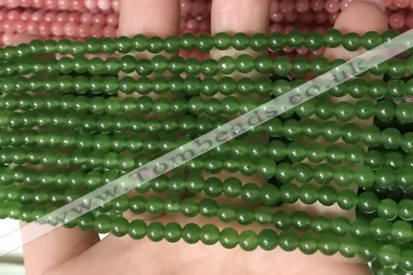 CCN6000 15.5 inches 4mm round candy jade beads Wholesale