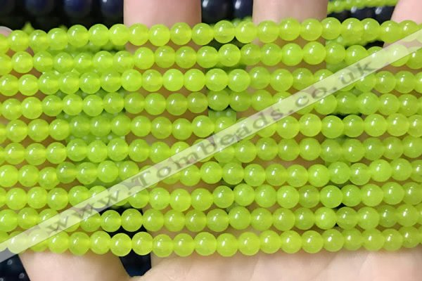 CCN6014 15.5 inches 4mm round candy jade beads Wholesale