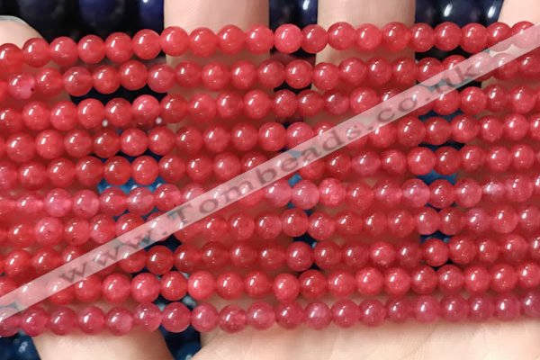 CCN6025 15.5 inches 4mm round candy jade beads Wholesale