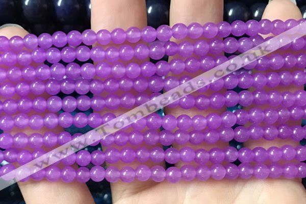 CCN6028 15.5 inches 4mm round candy jade beads Wholesale