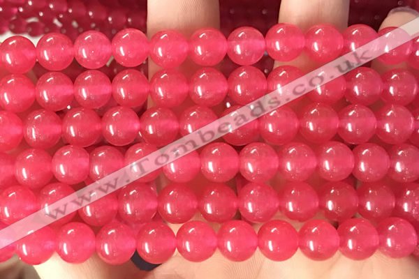 CCN6057 15.5 inches 8mm round candy jade beads Wholesale