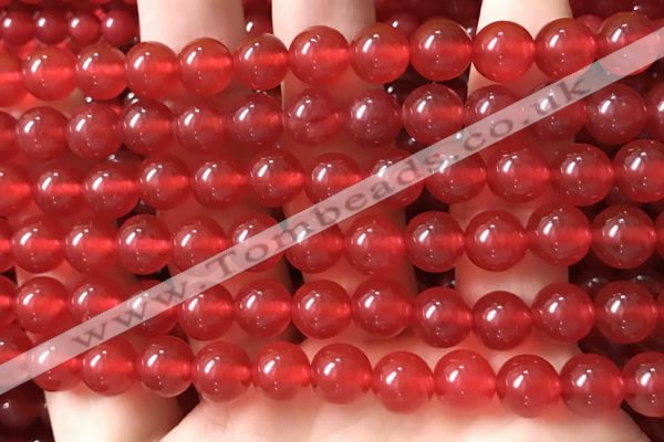 CCN6061 15.5 inches 8mm round candy jade beads Wholesale