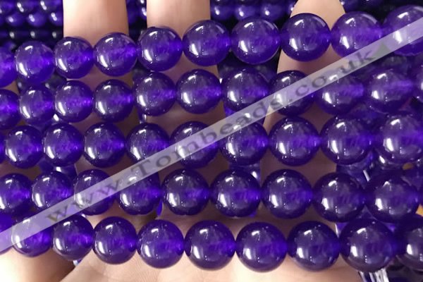 CCN6090 15.5 inches 10mm round candy jade beads Wholesale