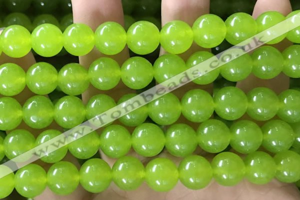 CCN6103 15.5 inches 10mm round candy jade beads Wholesale