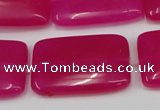 CCN611 15.5 inches 20*30mm rectangle candy jade beads wholesale