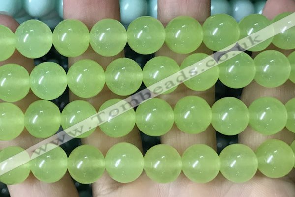 CCN6152 15.5 inches 12mm round candy jade beads Wholesale