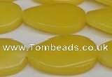 CCN616 15.5 inches 22*30mm twisted oval candy jade beads wholesale