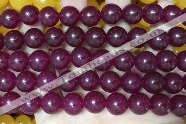 CCN6174 15.5 inches 12mm round candy jade beads Wholesale