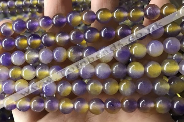 CCN6198 15.5 inches 8mm round candy jade beads Wholesale