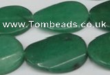 CCN620 15.5 inches 22*30mm twisted oval candy jade beads wholesale