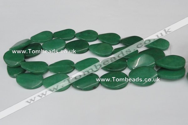 CCN620 15.5 inches 22*30mm twisted oval candy jade beads wholesale