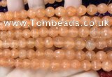 CCN6308 15.5 inches 8mm faceted round candy jade beads Wholesale