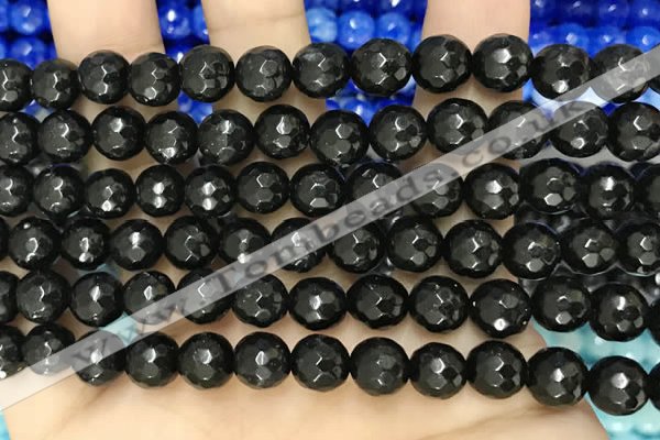 CCN6314 15.5 inches 8mm faceted round candy jade beads Wholesale