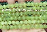 CCN6322 15.5 inches 8mm faceted round candy jade beads Wholesale