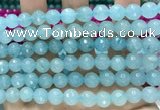 CCN6324 15.5 inches 8mm faceted round candy jade beads Wholesale