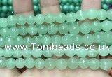 CCN6330 15.5 inches 8mm faceted round candy jade beads Wholesale