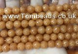 CCN6346 6mm, 8mm, 10mm, 12mm & 14mm faceted round candy jade beads