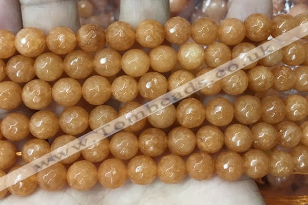 CCN6346 6mm, 8mm, 10mm, 12mm & 14mm faceted round candy jade beads