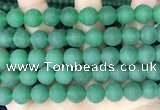 CCN6364 15.5 inches 6mm, 8mm, 10mm & 12mm round matte candy jade beads