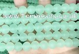 CCN6365 15.5 inches 6mm, 8mm, 10mm & 12mm round matte candy jade beads