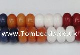 CCN721 15.5 inches 6*10mm rondelle candy jade beads wholesale