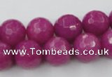 CCN755 15.5 inches 4mm faceted round candy jade beads wholesale